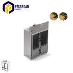 یخچال کبابی چهار درب استیل