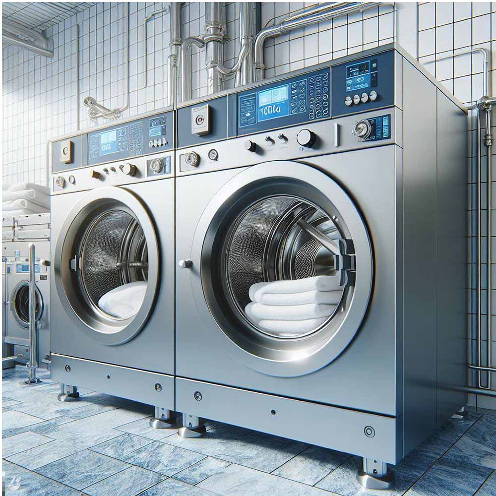 طرز استفاده از ماشین لباسشویی صنعتی